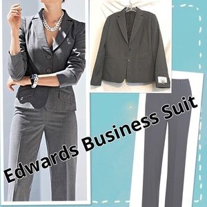 Edwards Professional Business Suit Pantsuit Size 8
